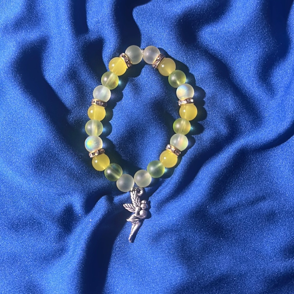 Tinkerbell Beaded Bracelet